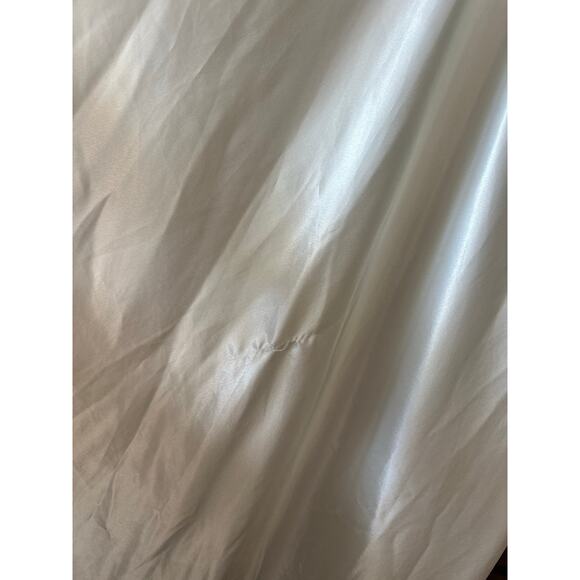 Vintage White Lace Nightgown Sleeveless Sleep Dress Large Romantic Made in USA - Picture 5 of 16